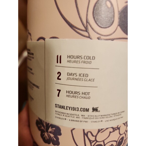 Stanley Disney Collab Pink Stitch Tumbler 40oz NIB - Picture 6 of 8